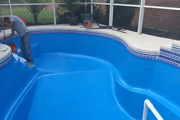 Fiberglass Pool Recoating